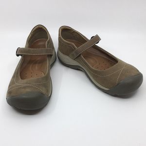 Keen Presidio II Mary Jane Taupe Hiking Shoes women’s EU 37 US 6.5